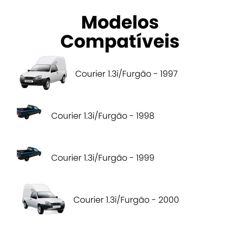 Pastilha Freio Diant Ford Courier - Imagem 4