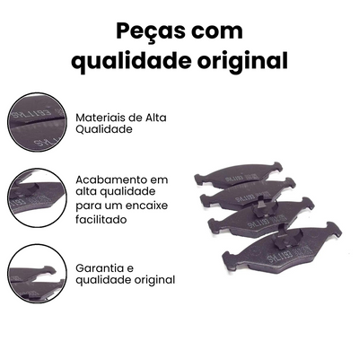 Pastilha de Freio Traseira Nakata Palio - Imagem 3