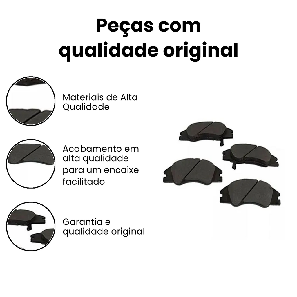 PASTILHA FREIO DIANTEIRO Cargo 815/1722/15.190 96-11 - Imagem 3