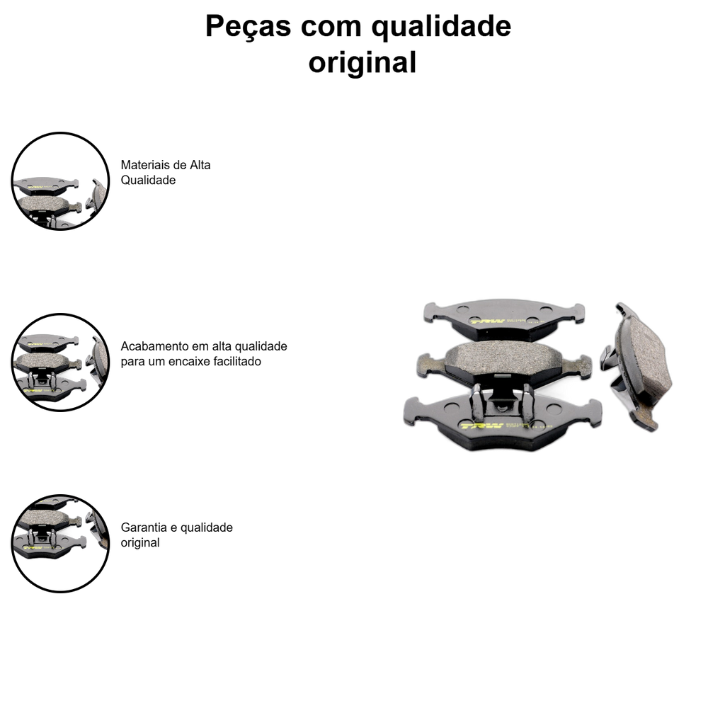 Pastilha Freio Fiat Fiorino 1.0 8v Evo - Imagem 3
