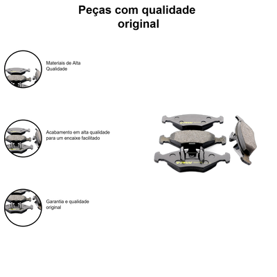 Pastilha Freio Fiat Fiorino 1.0 8v Evo - Imagem 3