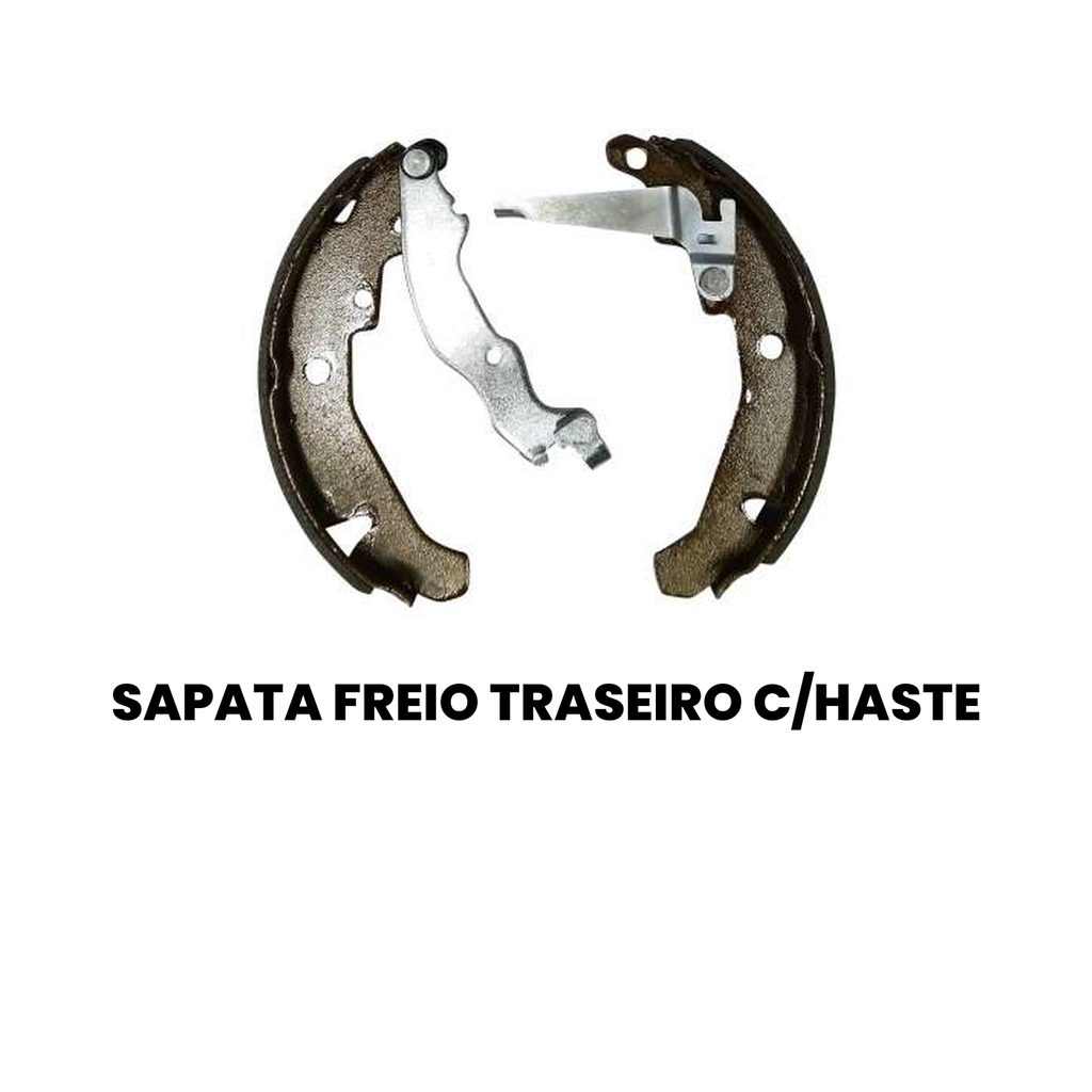 Sapata Freio Traseiro com Haste Fiat Palio NKF3001CAG - Imagem 2