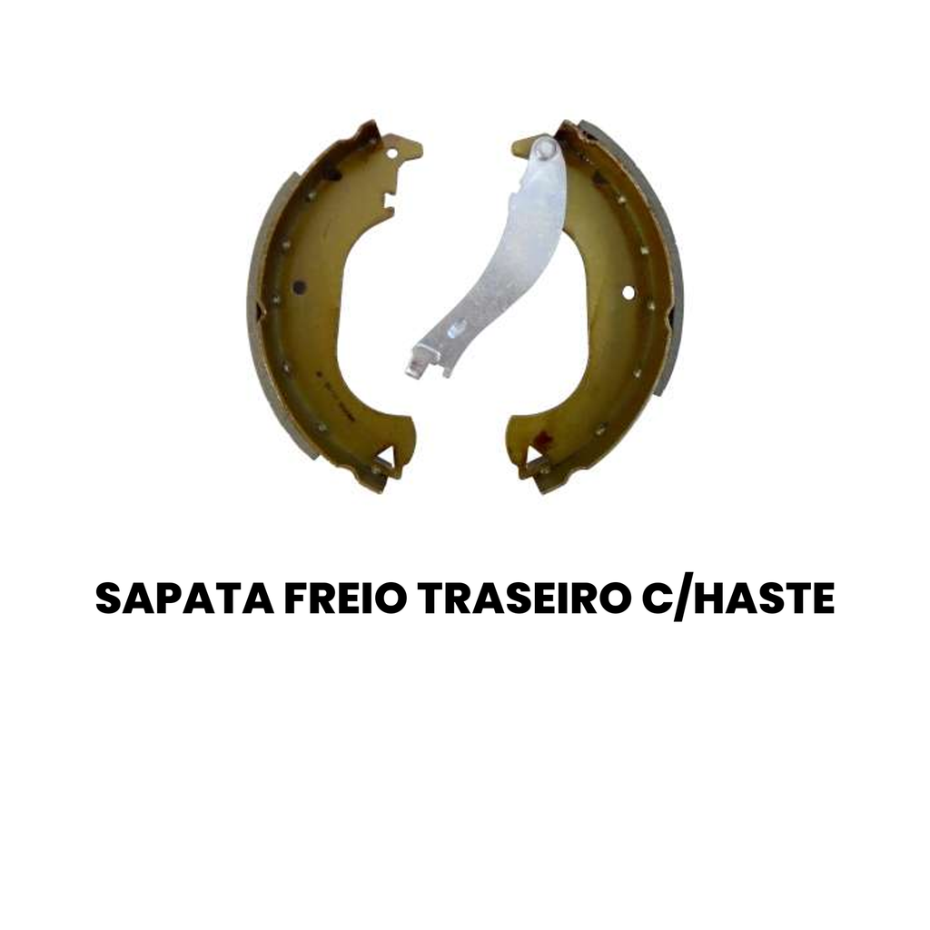 Sapata de Freio Traseira Com Haste Fiat Strada - Imagem 2