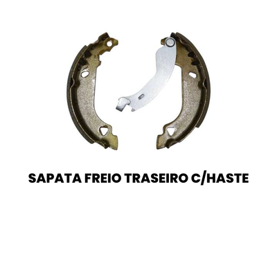 Sapata de Freio Traseira Com Haste Original Fiat Tempra - Imagem 2