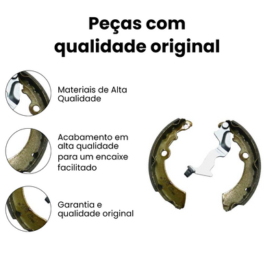 Sapata de Freio Traseira Com Haste Renault Kwid - Imagem 3