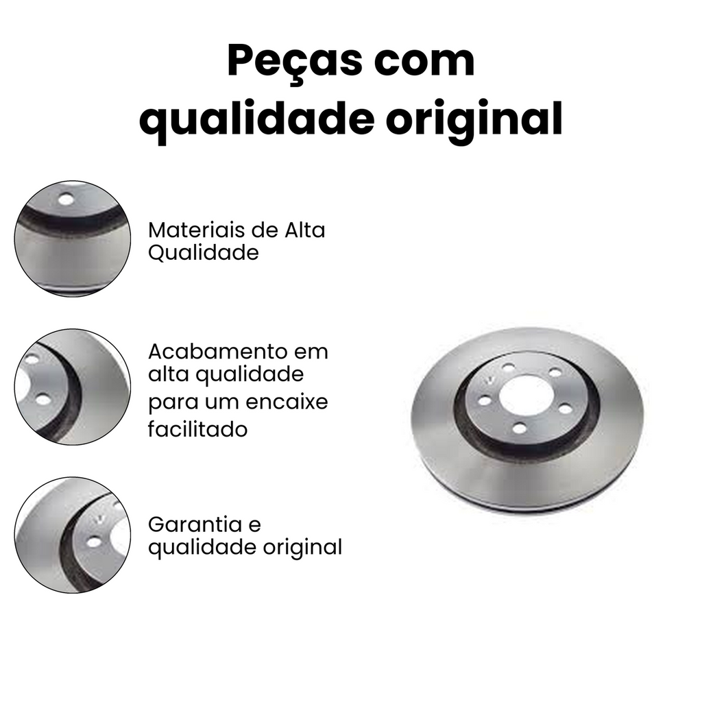 DISCO FREIO DIANTEIRO VENTILADO CHEVROLET NKF6165 - Imagem 3