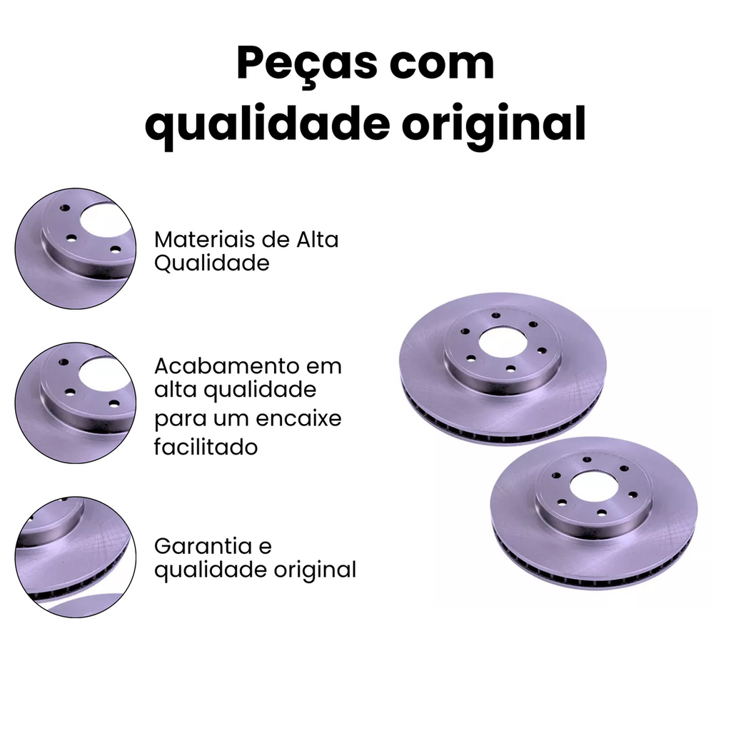 DISCO FREIO DIANTEIRO VENTILADO NISSAN NKF6203 - Imagem 3
