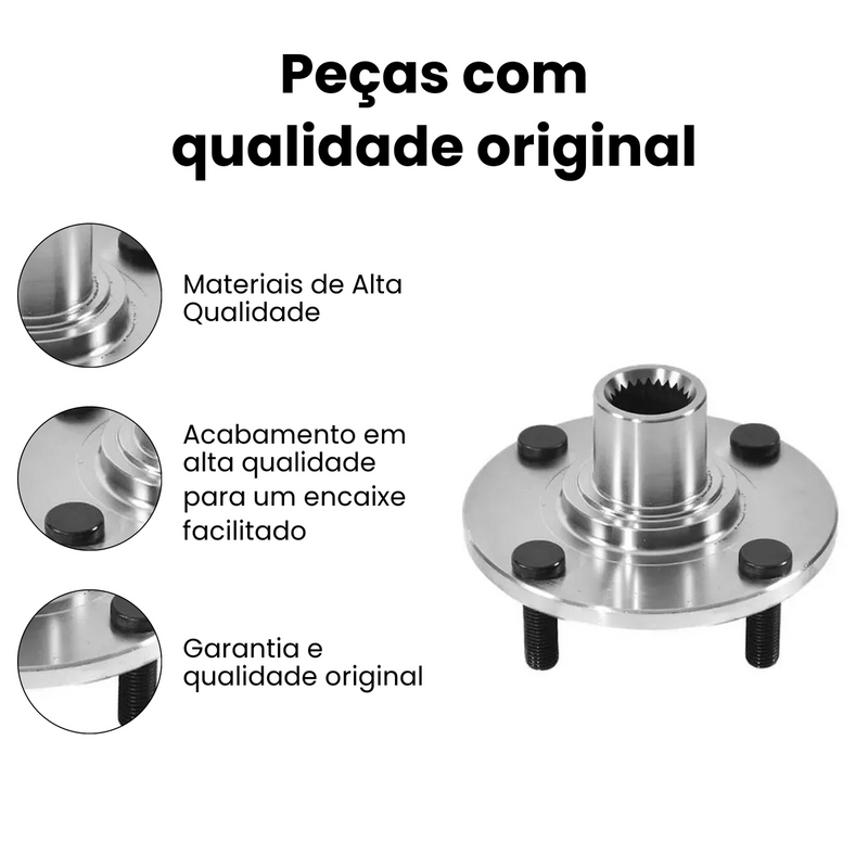 Cubo de Roda Diant Ford Ecosport 89-12 Escort 93-03 Courier - Imagem 3
