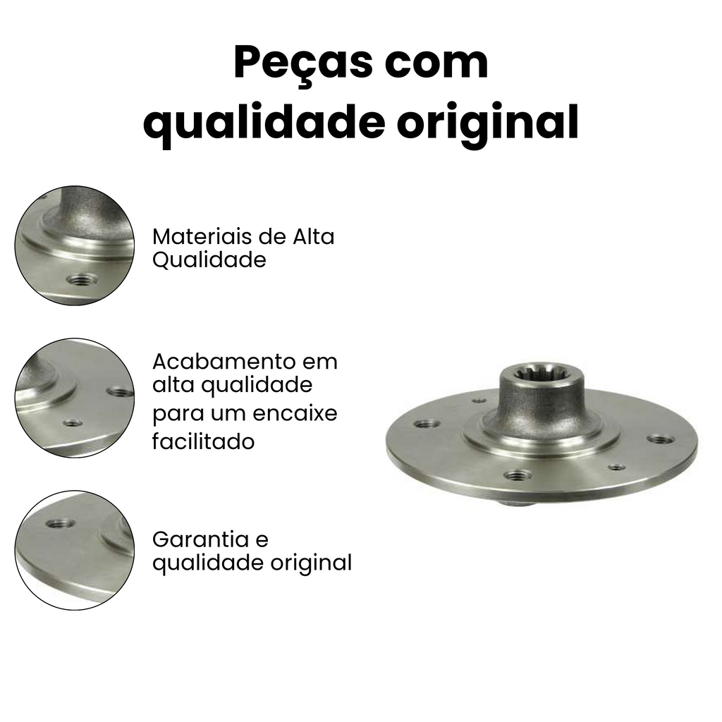 CUBO DE RODA TRASEIRO DIREITO E ESQUERDO VOLKSWAGEN NKF8034 - Imagem 3