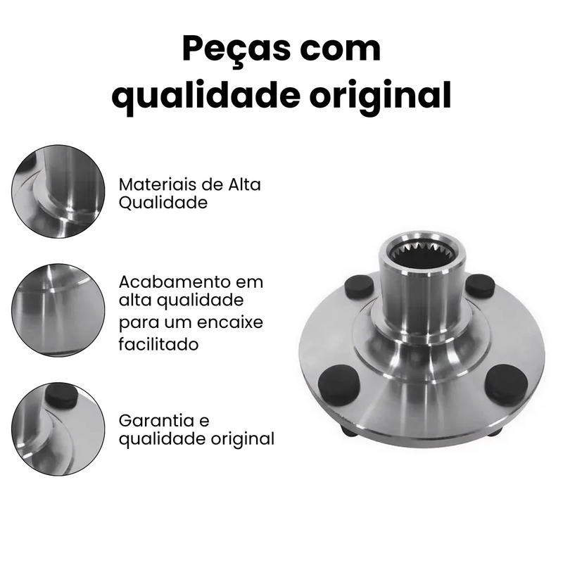Cubo de Roda Diant Dir Esq Ford Ecosport 2003-2021 New Fiest - Imagem 3
