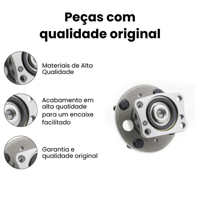CUBO DE RODA TRASEIRO DIREITO / ESQUERDO FORD NKF8142 - Imagem 3