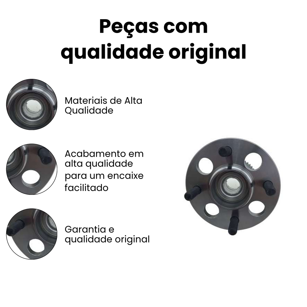 CUBO DE RODA TRASEIRO DIREITO/ESQUERDO HONDA NKF8145 - Imagem 3