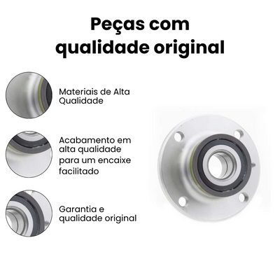 CUBO DE RODA TRASEIRO COM SISTEMA ABS VOLKSWAGEN NKF8153 - Imagem 3