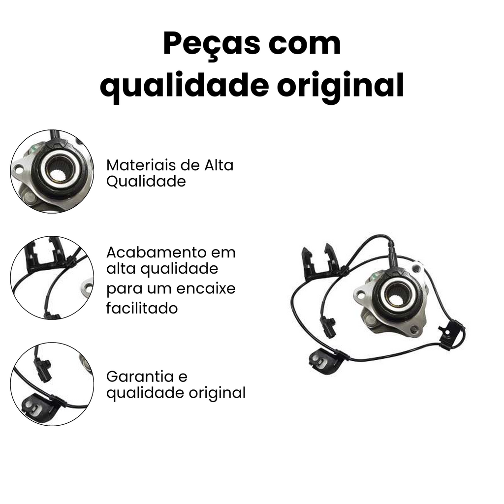 CUBO DE RODA DIANTEIRO DIREITO TOYOTA NKF8168 - Imagem 3