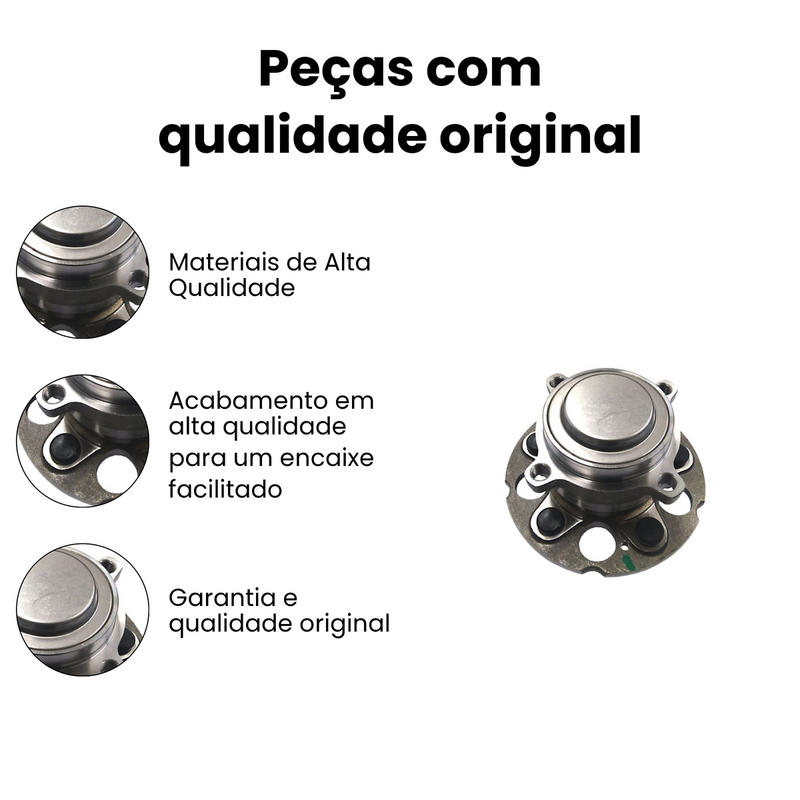 Cubo de Roda Tras Dir Esq Chevrolet Onix 2018-2020 - Imagem 3
