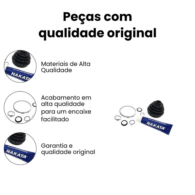 Kit Junta Homocinetica Audi A3 99-06 VW Bora Golf Passat 2.0 - Imagem 3
