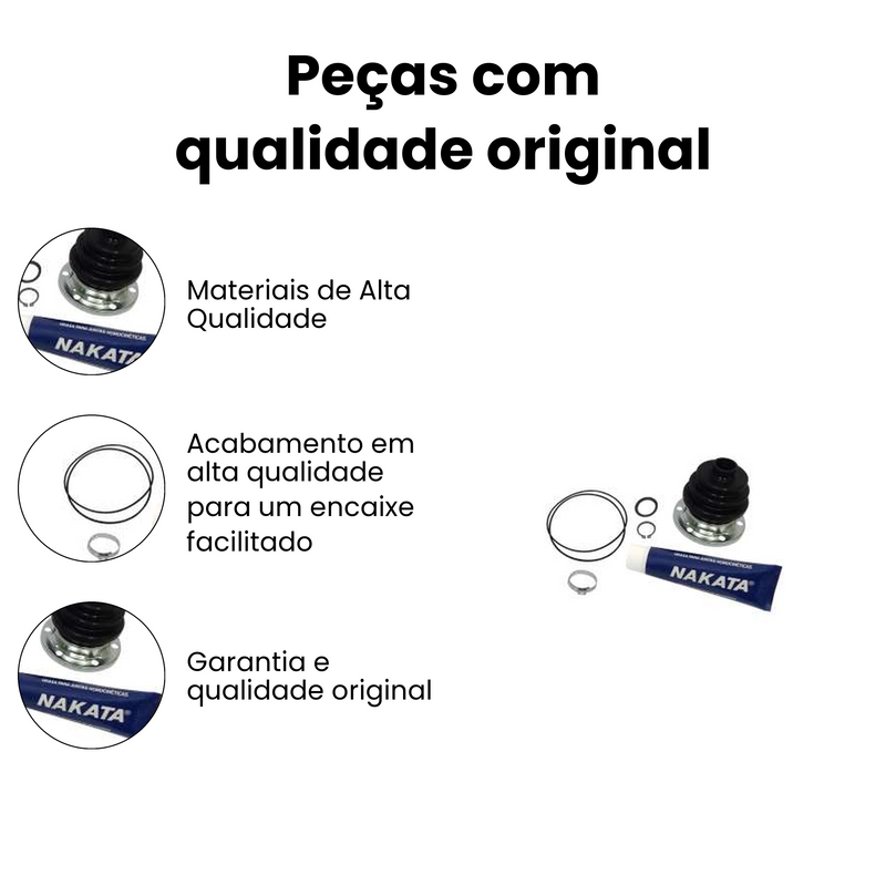Kit Junta Homocinetica Fiat Doblo Idea Palio Weekend 1.8 16V - Imagem 3