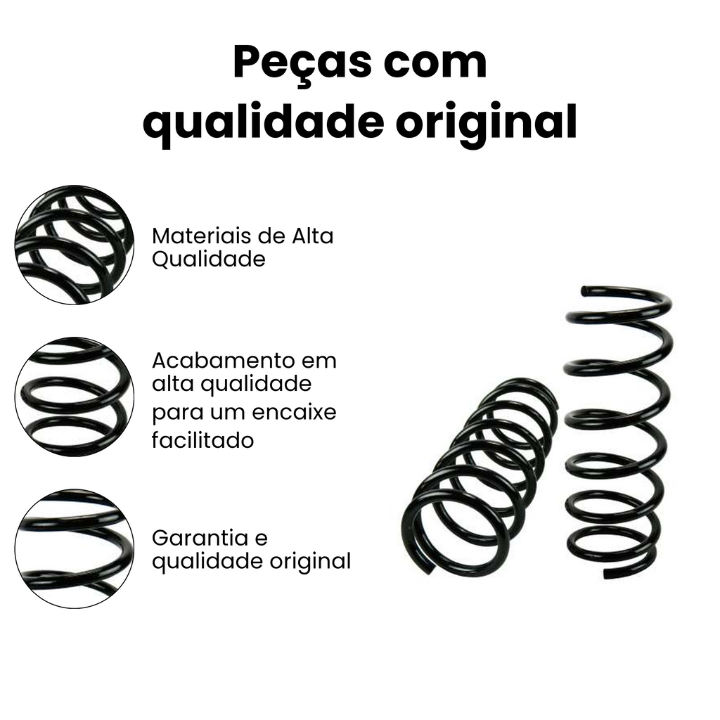Mola Helicoidal Dianteiro Helicoidal Fiat Toro - Imagem 3