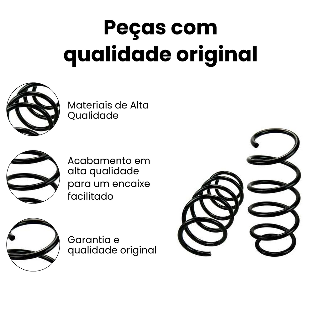 Mola Helicoidal Traseiro Helicoidal Jeep Renegade - Imagem 3