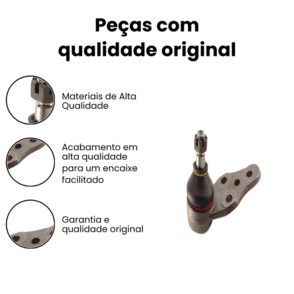 Pivô Suspensão Dianteira Corcel (Dir/Esq) - Nakata - Imagem 3