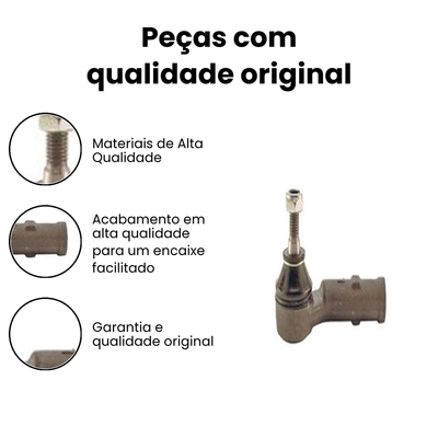 Terminal Direção Dianteiro Esquerdo Ranger Nakata - Imagem 3