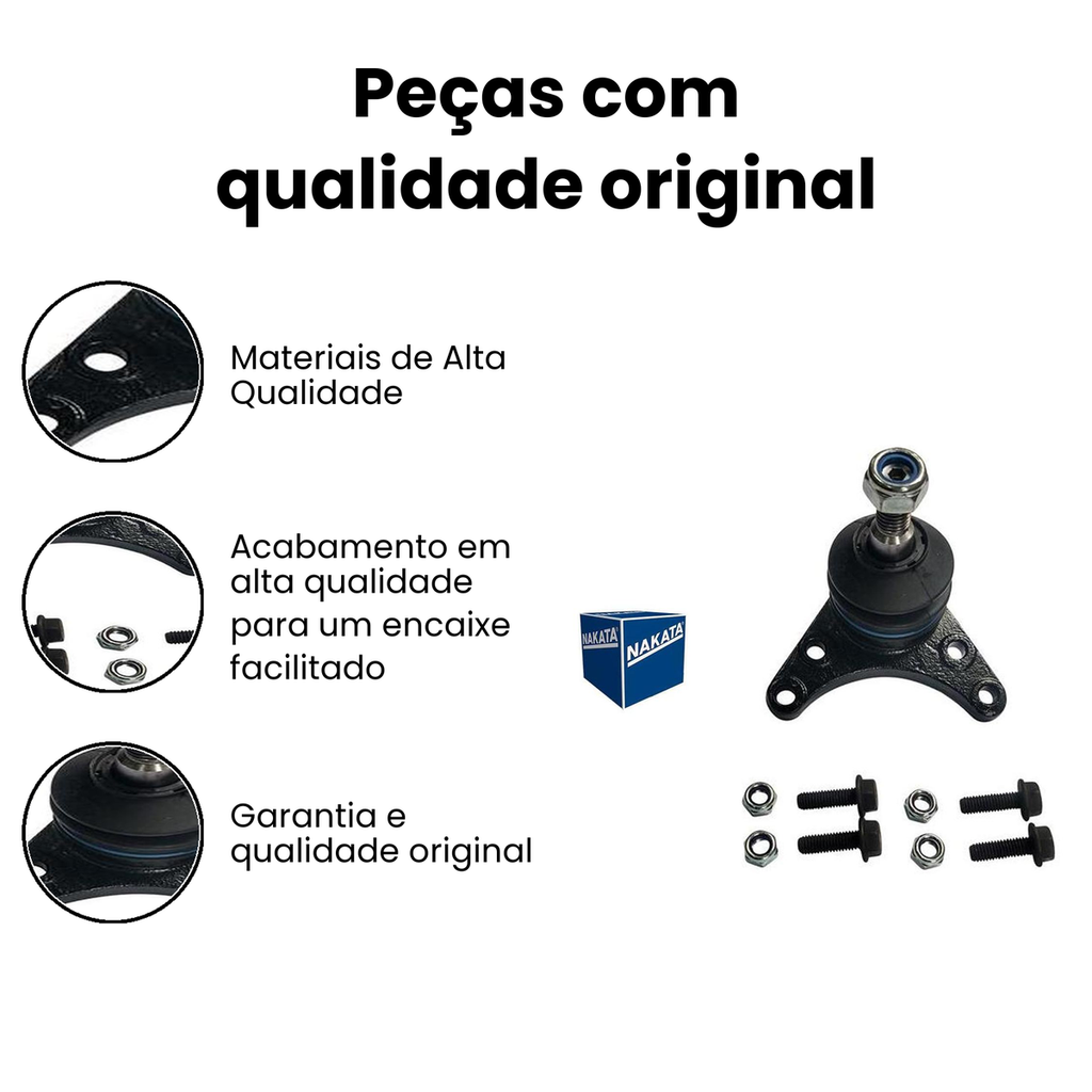 Pivô Suspensão Dianteira S10 (Dir/Esq) - Nakata - Imagem 3