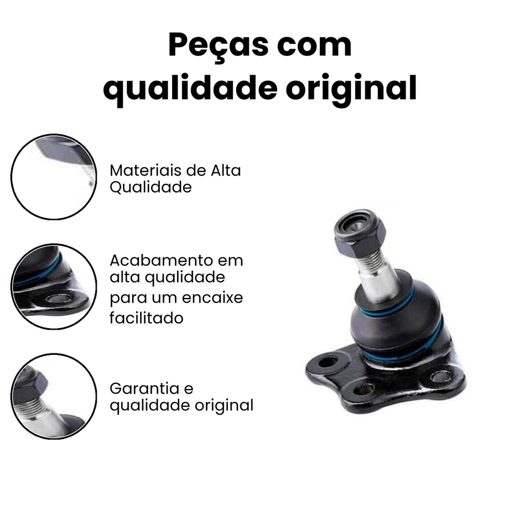 Pivô Suspensão Dianteira Corollas (Dir/Esq) - Nakata - Imagem 3