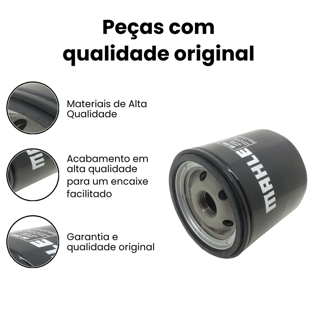 Filtro de Óleo MAHLE OC250 - Voyage Saveiro - Imagem 3