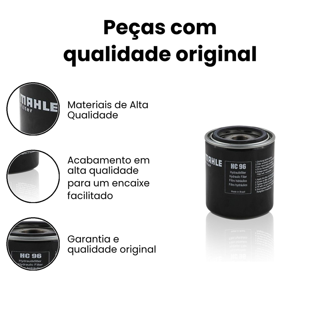 Filtro de Óleo MAHLE OC506 - Hilux, Tempra - Imagem 3