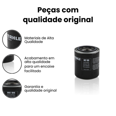 Filtro de Óleo MAHLE OC506 - Hilux, Tempra - Imagem 3