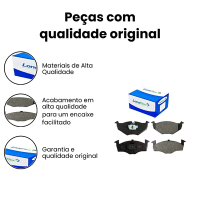 Pastilha de Freio Dianteiro Crossfox Voyage - Imagem 3