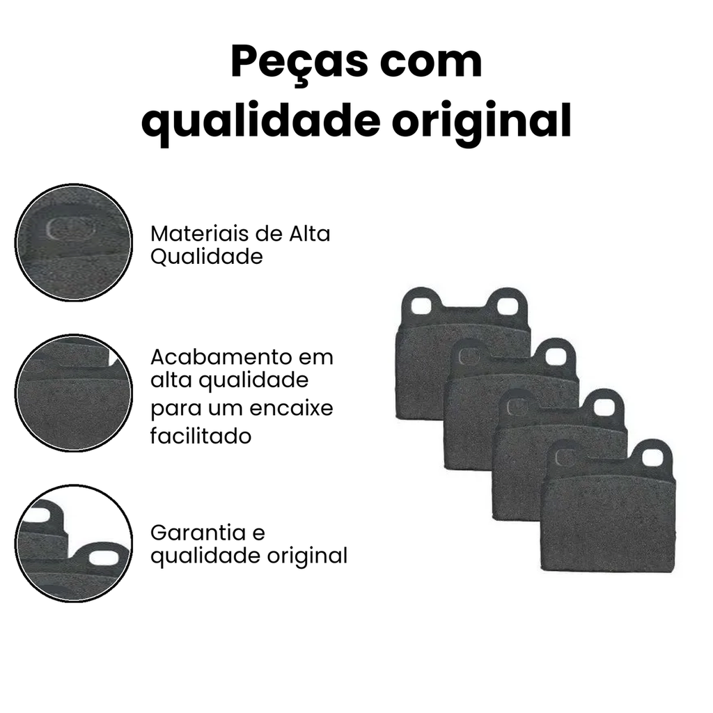 Pastilha de Freio Traseiro Vectra LONAFLEX P-38 - Imagem 3