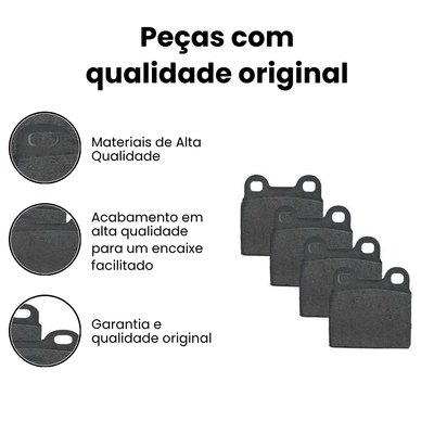 Pastilha de Freio Traseiro Vectra LONAFLEX P-38 - Imagem 3