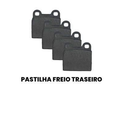 Pastilha de Freio Traseiro Vectra LONAFLEX P-38 - Imagem 2