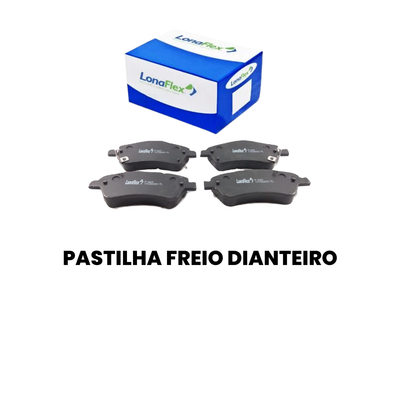Pastilha de Freio Dianteiro Corolla LONAFLEX P-669 - Imagem 2