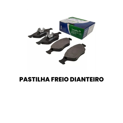 Pastilha de Freio Dianteiro Ecosport Fiesta - LONAFLEX - Imagem 2