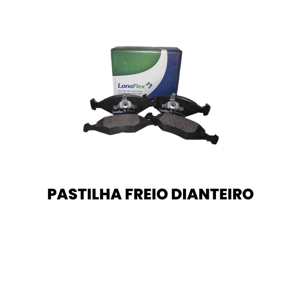 Pastilha de Freio Dianteiro Uno Fiorino (LONAFLEX) - Imagem 2