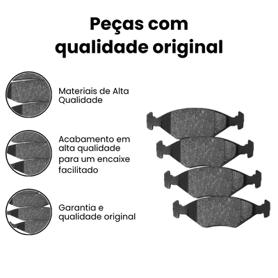 LONAFLEX Pastilha Freio Fiat Palio ELX 1.4 - Imagem 4