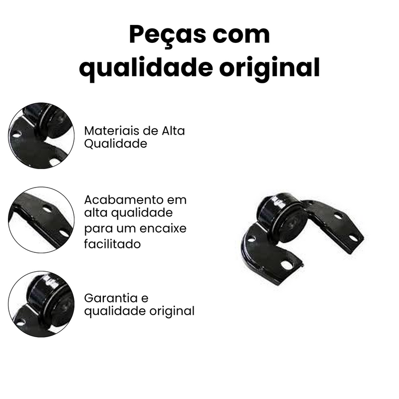Coxim Barra Tensora Dianteiro Direito Chevrolet Celta 2000-2 - Imagem 3