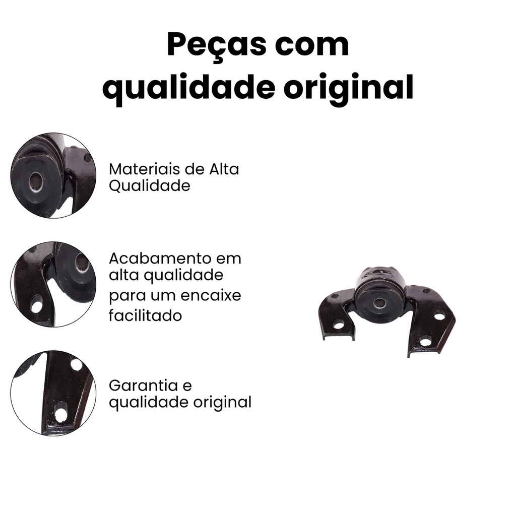Coxim Barra Tensora Dianteiro Esquerdo Corsa Celta 1997-2016 - Imagem 3
