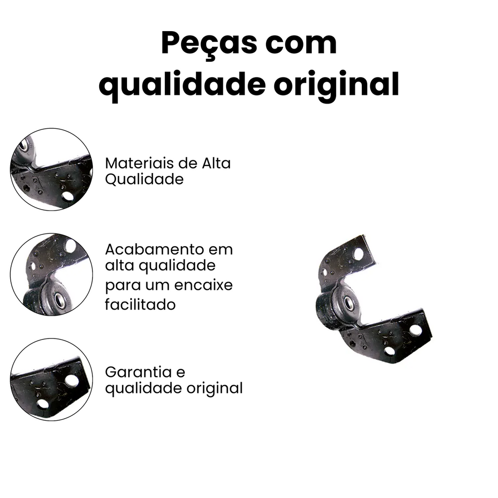 Coxim Barra Tensora Dianteiro Esquerdo Agile 2009-2021 - Imagem 3