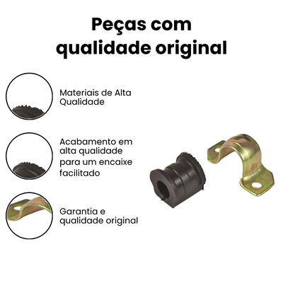 KIT BARRA ESTABILIZADORA DIANTEIRO DIREITO Cargo 1317/151... - Imagem 3