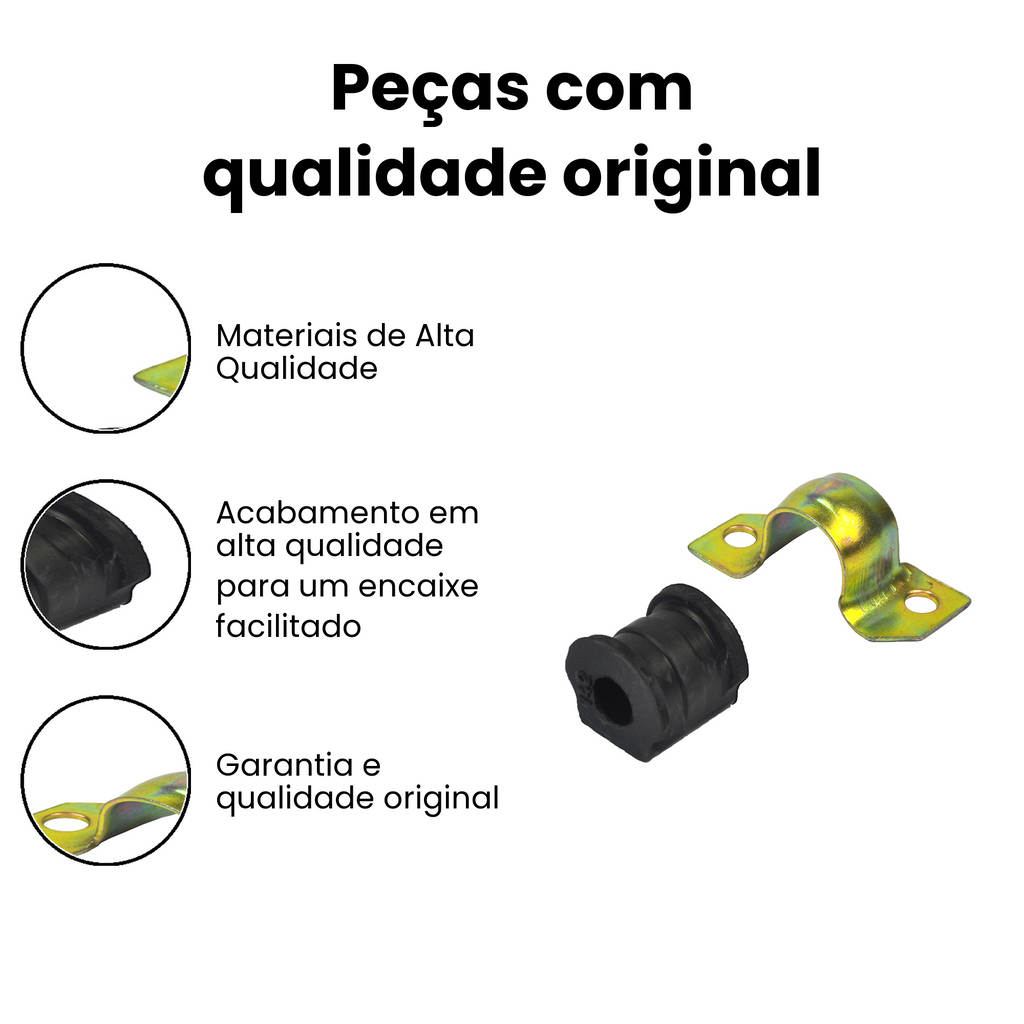 KIT ESTABILIZADOR DIANTEIRO ESQUERDO Cargo 2002-2011 - Imagem 3