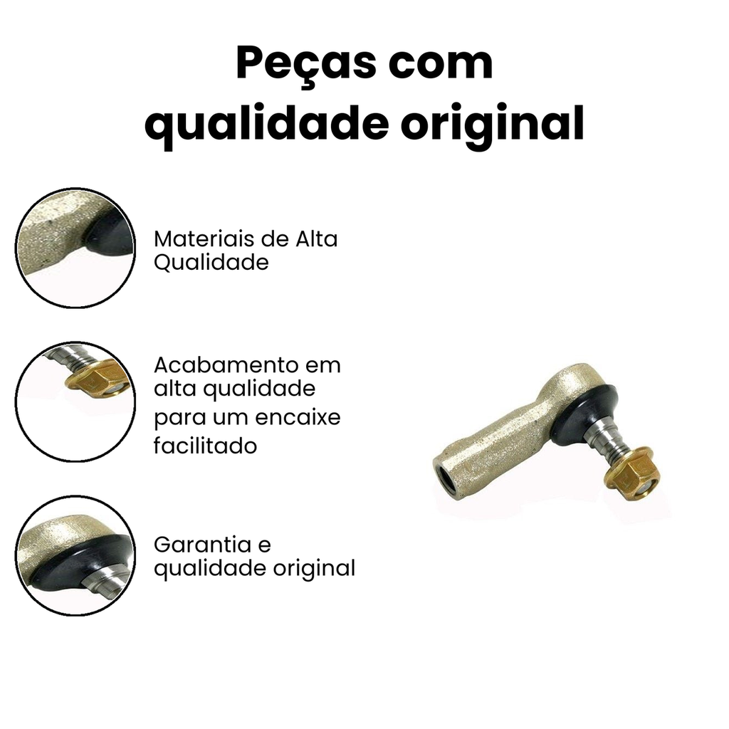 Terminal Caixa Câmbio Dianteiro Esquerdo HALOWAY 1720 L - Imagem 3