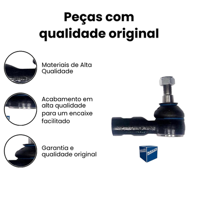 Terminal Barra Tensora Dianteiro Fiorino Uno - DRIVEWAY - Imagem 3