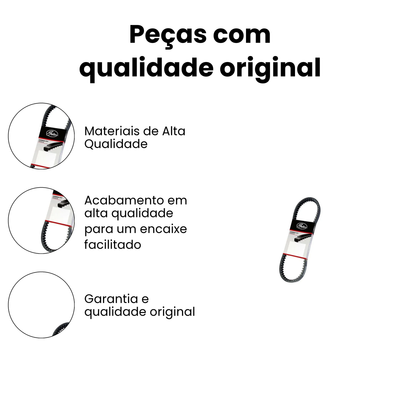 Correia Transmissão Continuamente Variável Yamaha Neo AT - Imagem 3