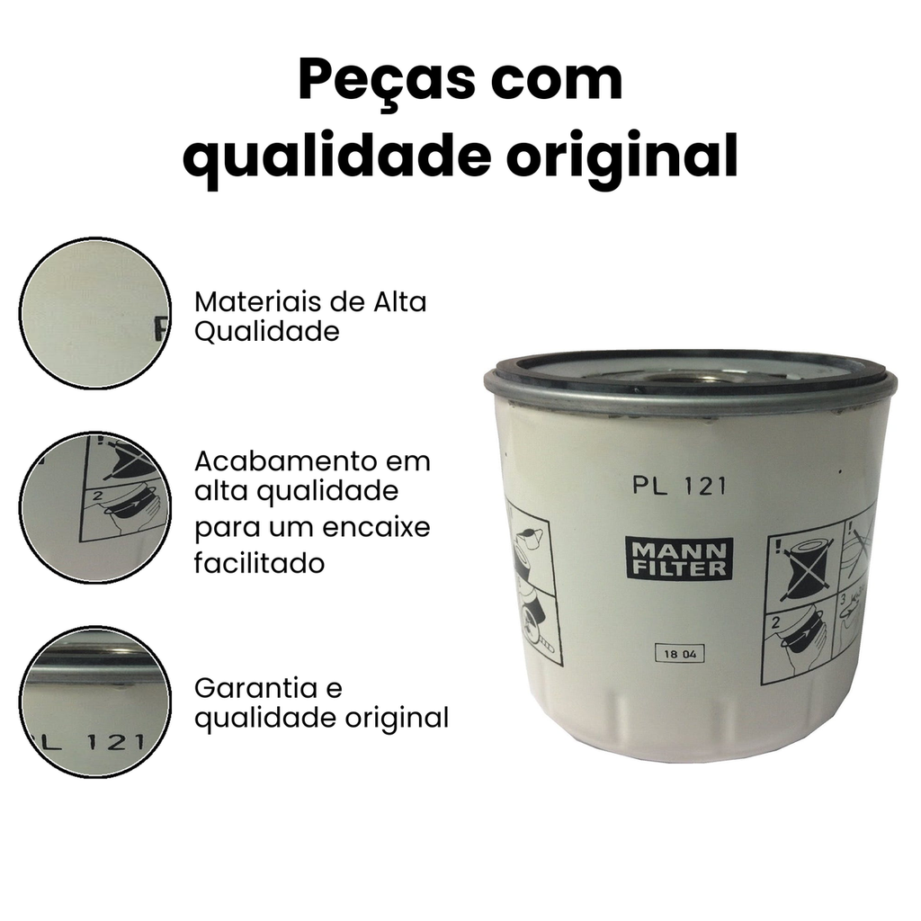 Filtro de Combustível MASTER FH FH - PL 121 - Imagem 3