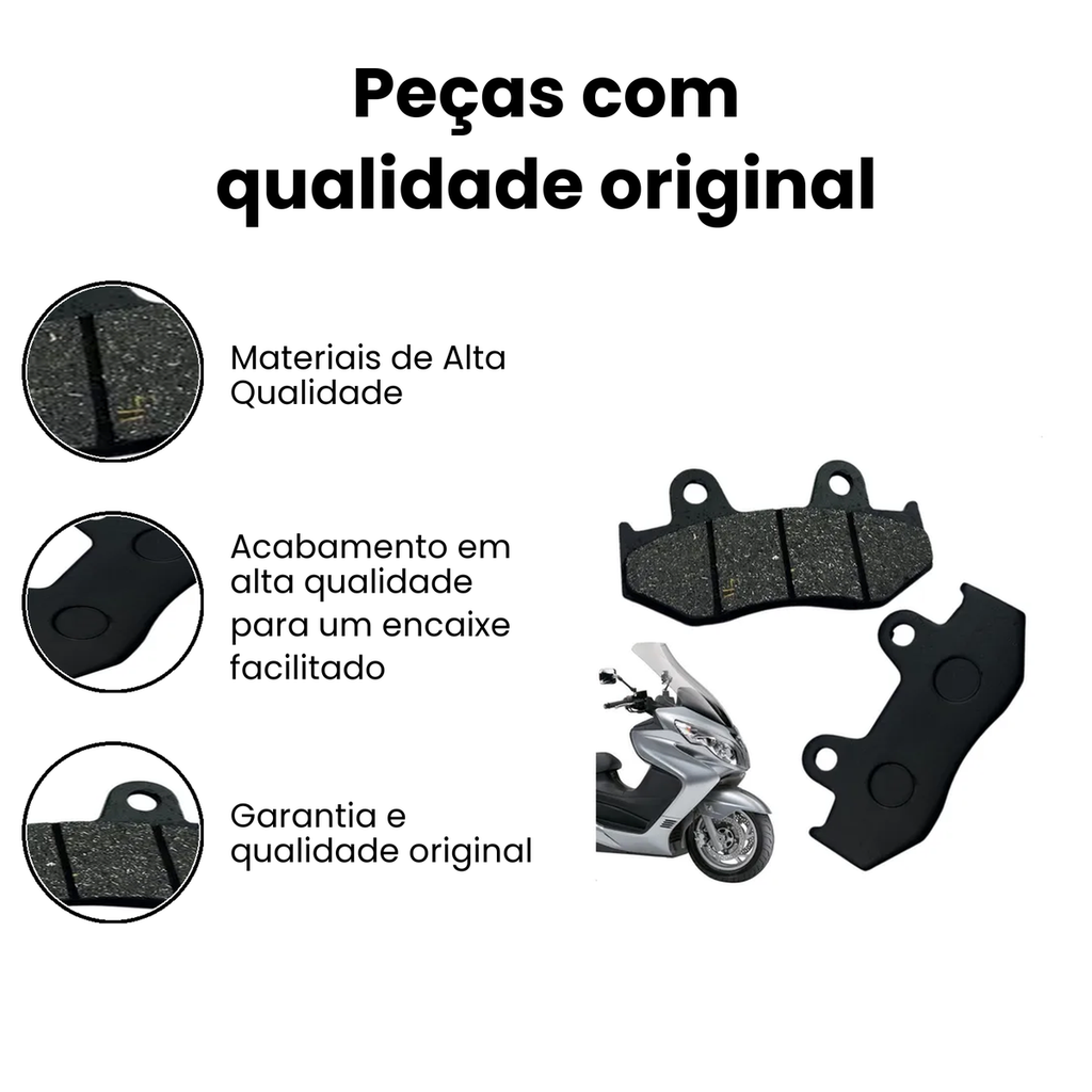 Pastilha Freio LEAD 110/XLX/NX/BURGMAN - ELITE - Imagem 3