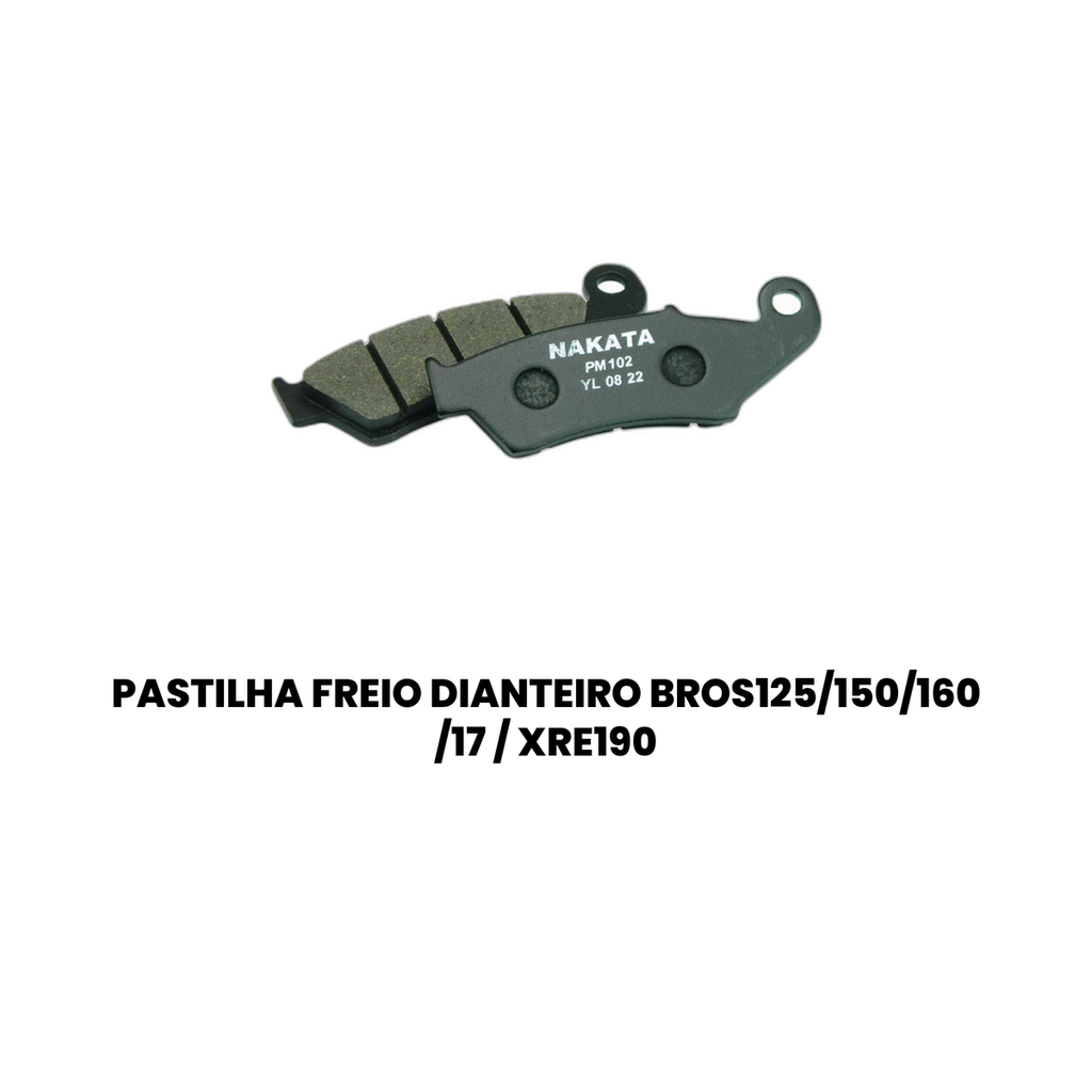 Pastilha de Freio Dianteira BROS/XRE - NAKATA - Imagem 2