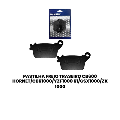 Pastilha Freio Traseiro: CB600/CBR1000/GSX-R Ninja - Imagem 2